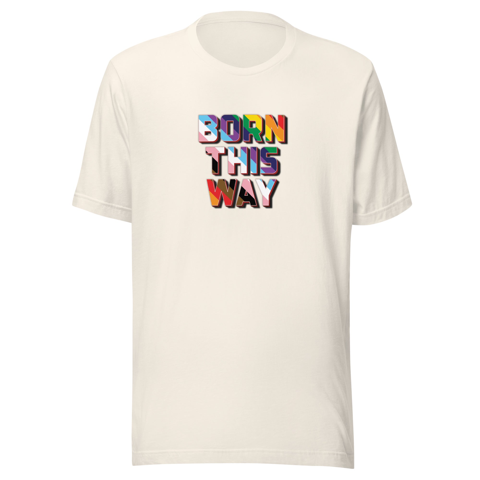 BORN THIS WAY Shirt Vintage White