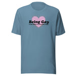 Being Gay-t-shirt-steel-blue
