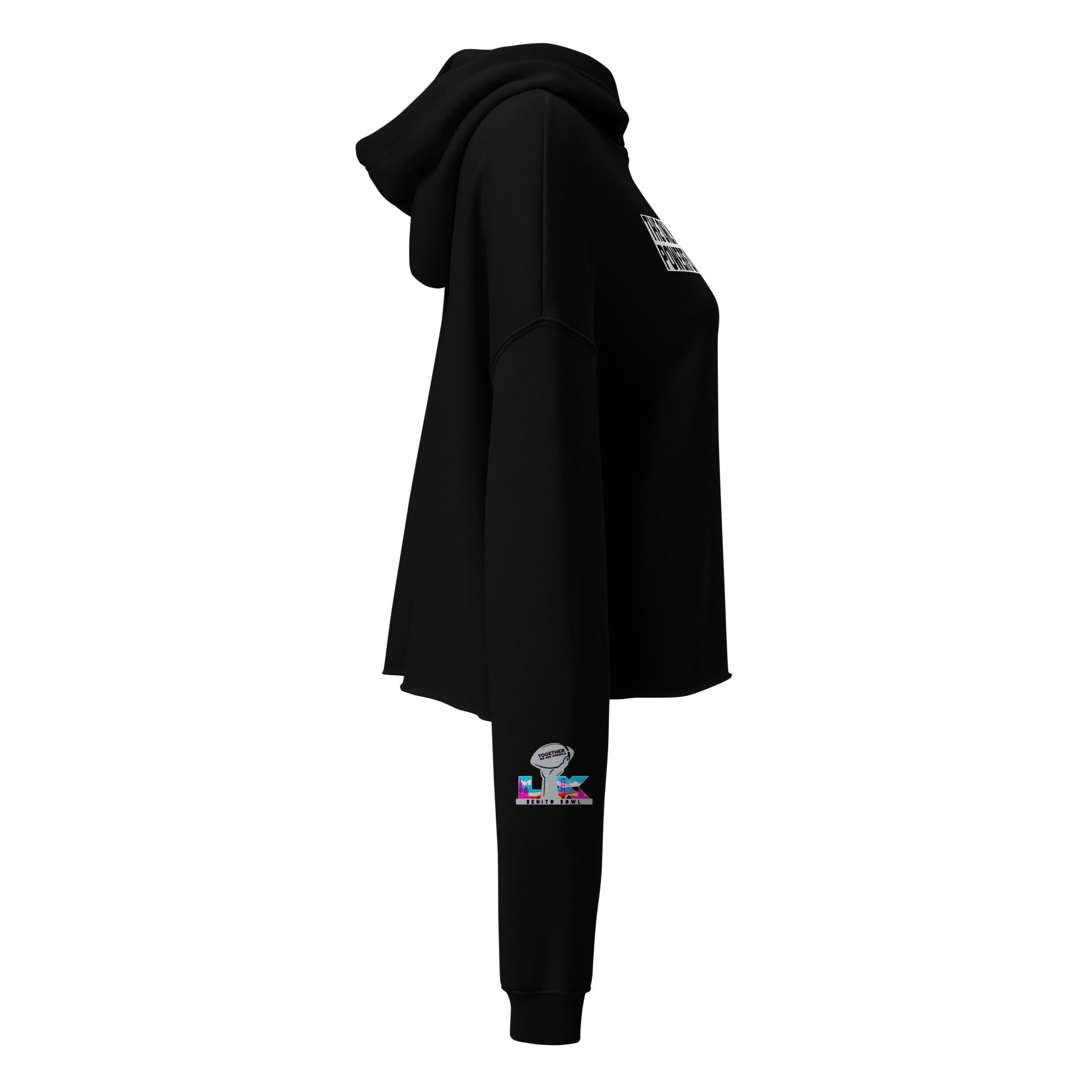 Benito Bowl Crop Hoodie Sleeve