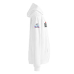 Benito Bowl Oversized Hoodie White Sleeve