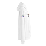 Benito Bowl Oversized Hoodie White Sleeve