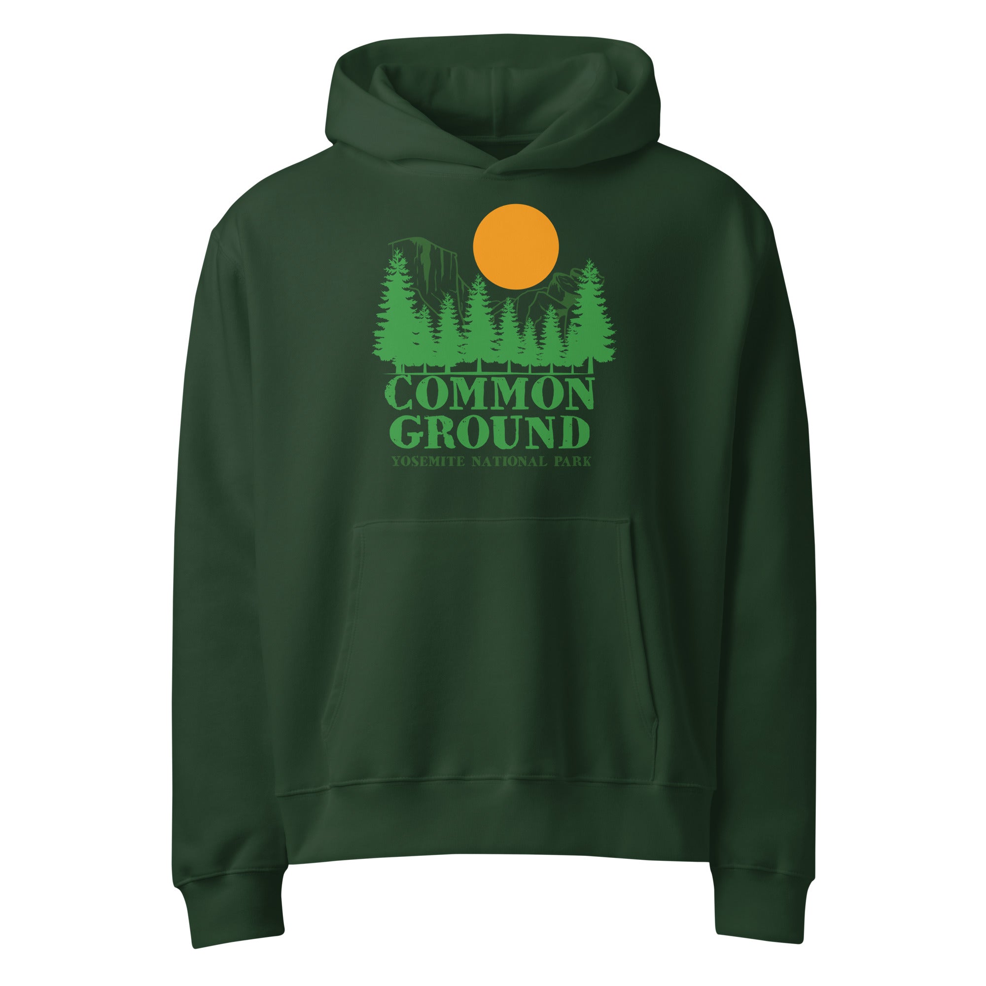 Common Ground - Great Smokey Mountains Hoodie Dark Green