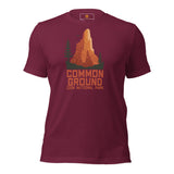 Common Ground Shirt - Zion Shirt Maroon