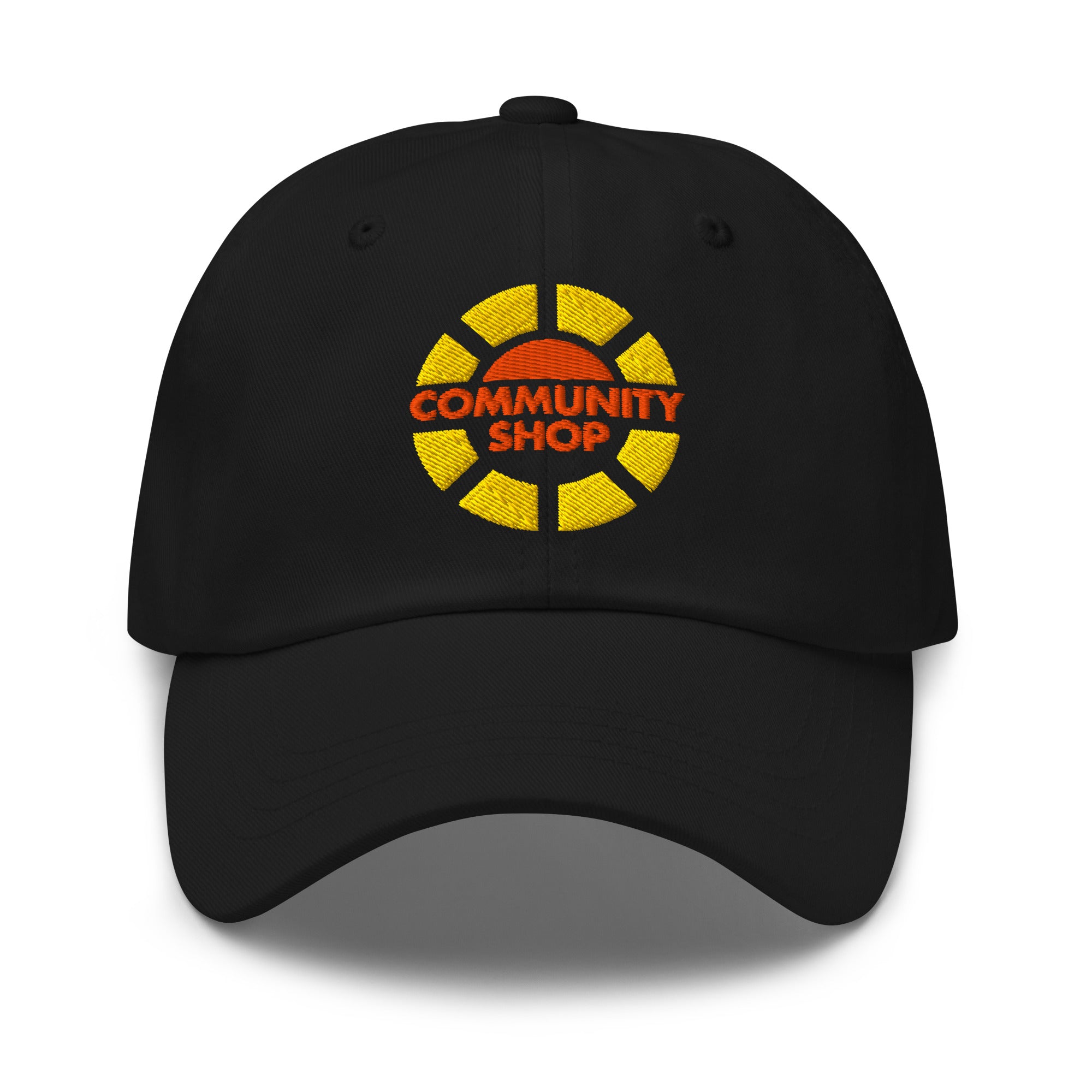 Community Shop Baseball Hat Black