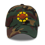 Community Shop Baseball Hat Camo