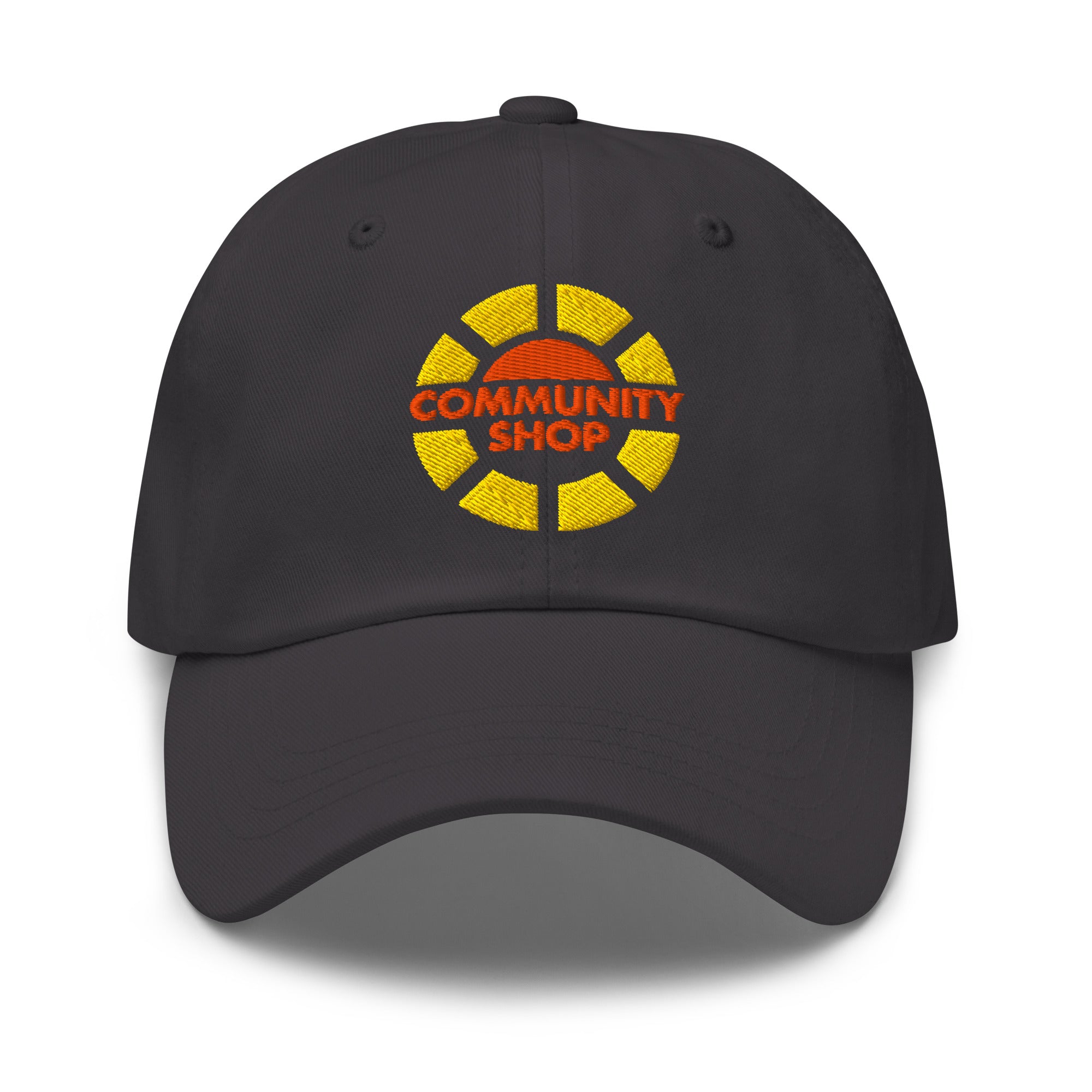 Community Shop Baseball Hat Dark Grey
