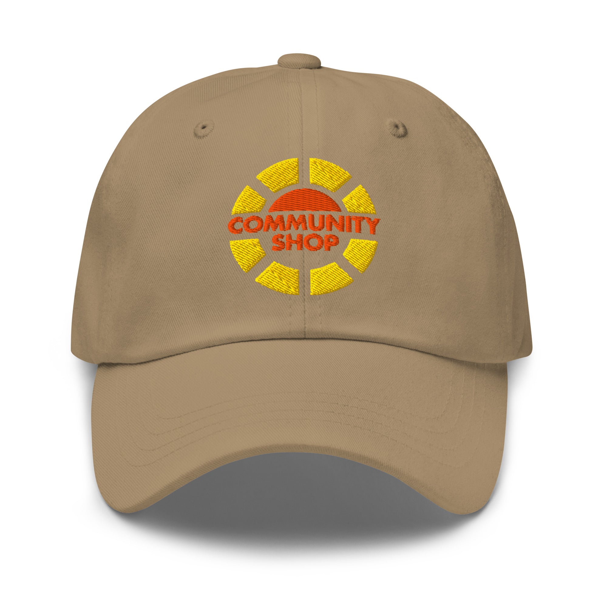Community Shop Baseball Hat Khaki