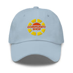 Community Shop Baseball Hat Light Blue