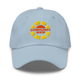 Community Shop Baseball Hat Light Blue