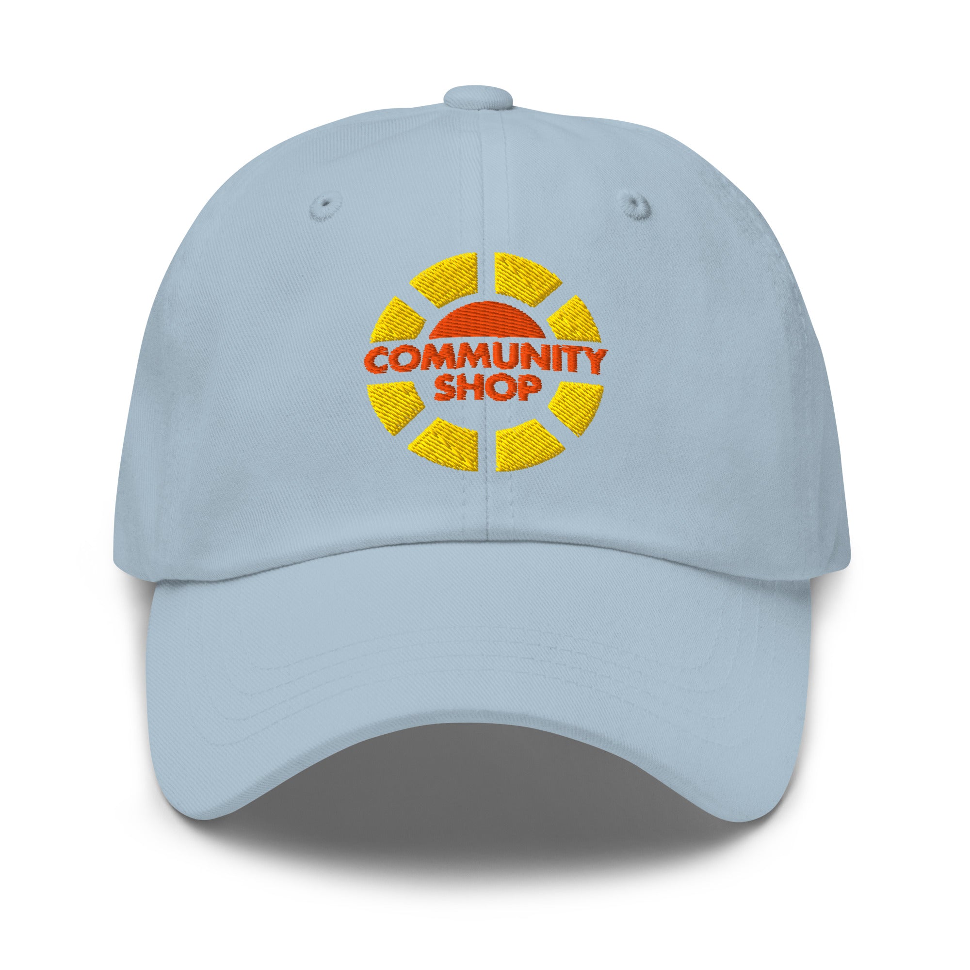 Community Shop Baseball Hat Light Blue