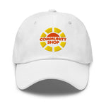 Community Shop Baseball Hat White