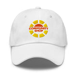 Community Shop Baseball Hat White