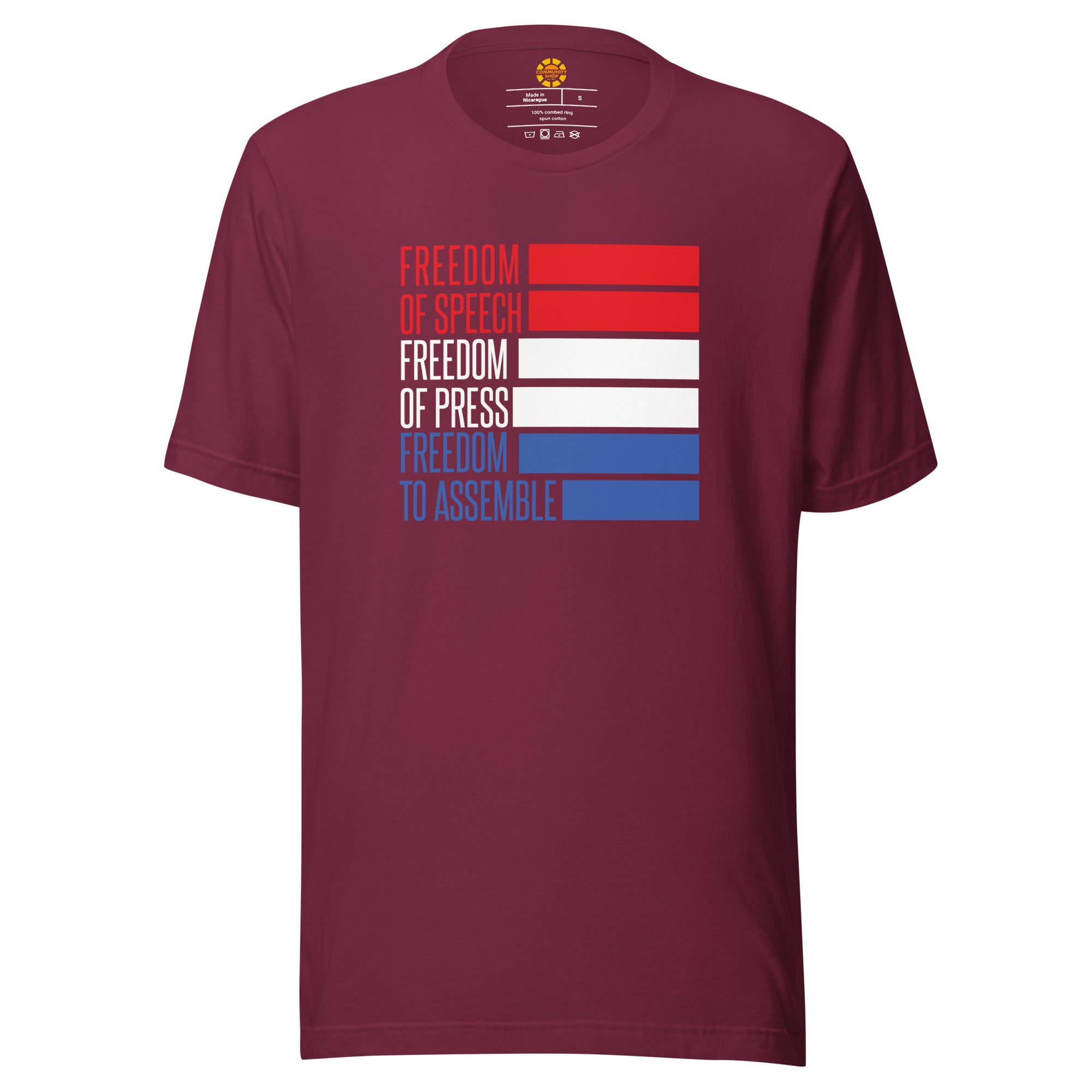 Core Freedom Shirt Steel Maroon