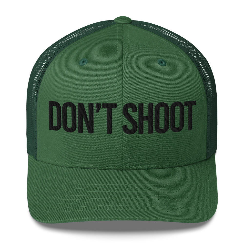 Don't Shoot Trucker Cap Green
