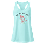 Gay the Pray Away Fitted Racerback Blue