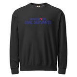 Grateful for Civil Servants Crewneck Sweatshirt Black