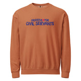 Grateful for Civil Servants Crewneck Sweatshirt Yam