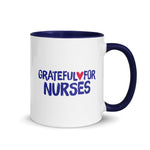 Grateful for Nurses Mug Blue