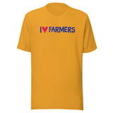 I Love Farmers-t-shirt-mustard