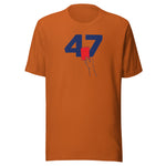 Red Card 47 Orange Shirt