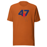Red Card 47 Orange Shirt